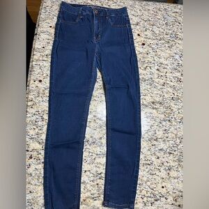 American Eagle Outfitters Dark Blue Skinny Jeans